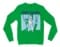 Sodhikkaraangada Men/Unisex Long Sleeve T-Shirt in Irish Green Color